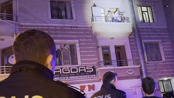 Aksaray’da eski eşini darbeden şahıs çocuklarını bıçakla rehin aldı