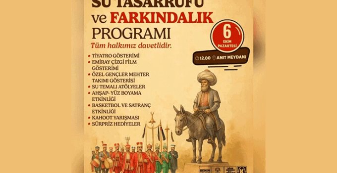 Akşehir Belediyesi’nden Su Tasarrufu ve Farkındalık Programı