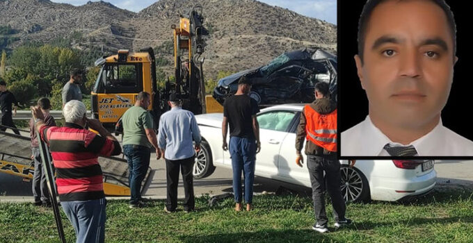 Amasya’da kazada yaralanan başpolisten acı haber