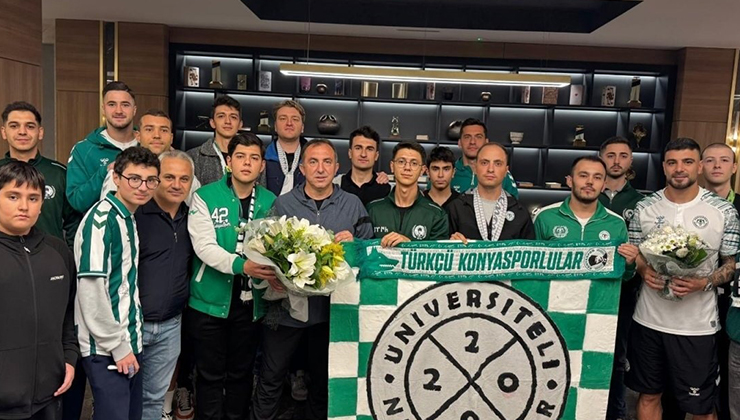 Ankara’da Konyaspor’a moral ziyareti