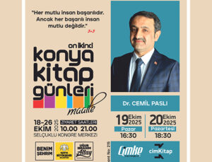 Araştırmacı-yazar Paslı, Konya Kitap Fuarı’nda