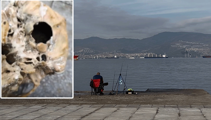 Balık tutarken dehşeti yaşadı: Oltaya insan kafatası takıldı