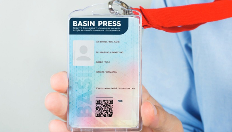 “Basın kartı” gazetecinin resmi kimlik belgesidir