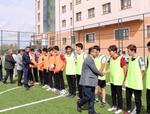Başkan Apil heyecana ortak oldu