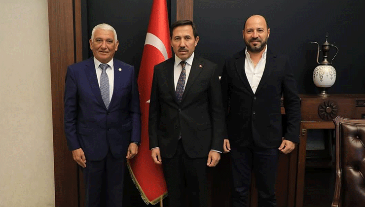 Başkan Kılca, Yavru Vatan heyetini ağırladı