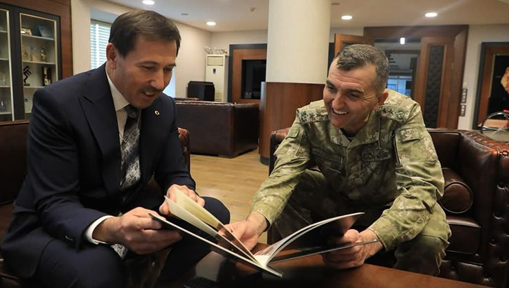 Başkan Kılca’dan Tümgeneral Tayanç’a teşekkür