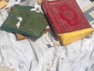 Batman Çayı kıyısında çuvallarda çok sayıda Kur’an-ı Kerim bulundu