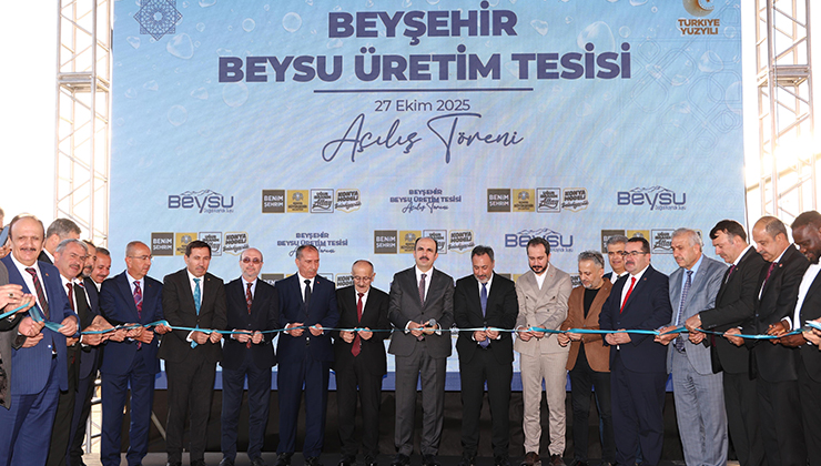 Beyşehir’de Beysu Üretim Tesisi açıldı
