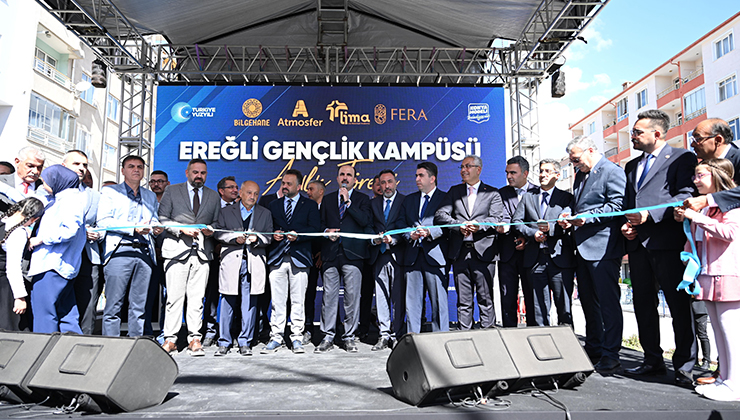 Büyükşehir Konya’nın en büyük Gençlik Kampüsü’nü Ereğli’de açtı