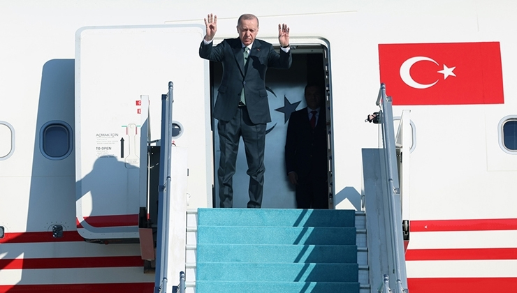 Cumhurbaşkanı Erdoğan Azerbaycan’a gitti