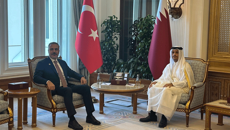 Dışişleri Bakanı Fidan, Katarlı mevkidaşı Al Sani ile görüştü