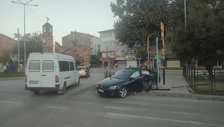 Elazığ’da trafik kazası: 1 yaralı