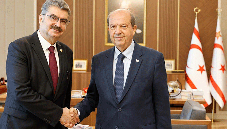 Erdem, Cumhurbaşkanı Tatar ile buluştu