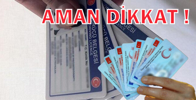 Eski tip ehliyetlerin yenilenme süresi bugün doluyor