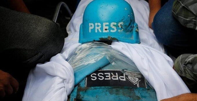 Filistinli gazeteci Alnouk, Filistin’de olanların bilinmemesi için İsrail’in gazetecileri öldürdüğünü söyledi