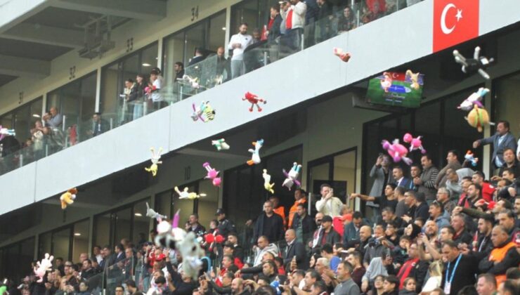 Gençlerbirliği-Konyaspor maçında Gazze unutulmadı