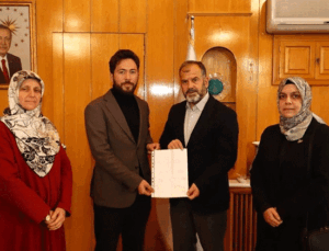 Gençlerden Müftü Öge’ye anlamlı ziyaret