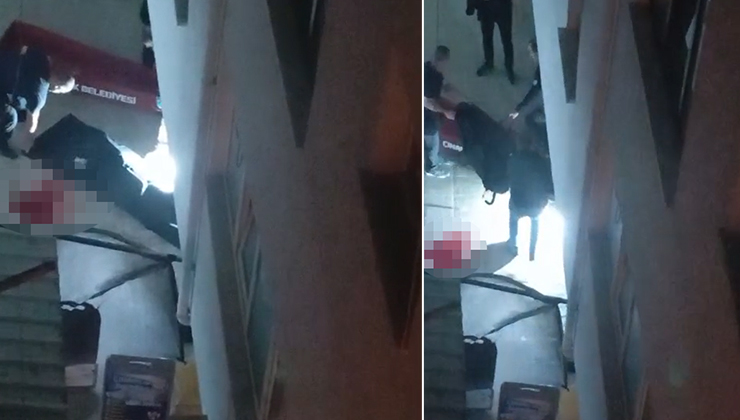 Güllü düştükten sonra kızının feryatları kameralara yansıdı