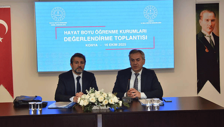 Hayat Boyu Öğrenme Genel Müdürü Cengiz Mete Konya’ya geldi