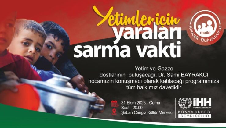 İHH Seydişehir’de anlamlı etkinlik
