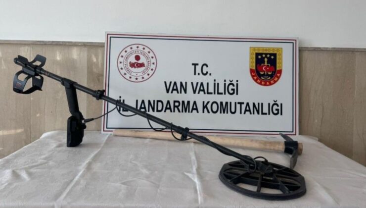 İzinsiz define arayanlara suçüstü