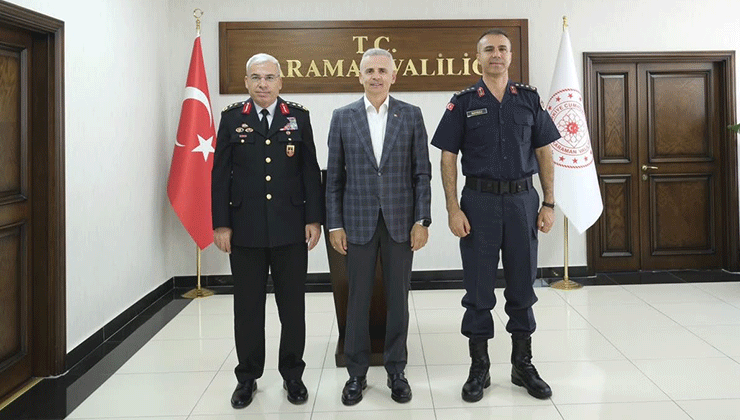 Karaman Valisi Çiçekli’ye üst düzey ziyaret