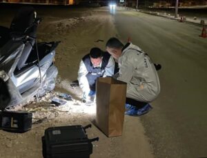 Karaman’da devrilen motosikletin genç sürücüsü ağır yaralandı