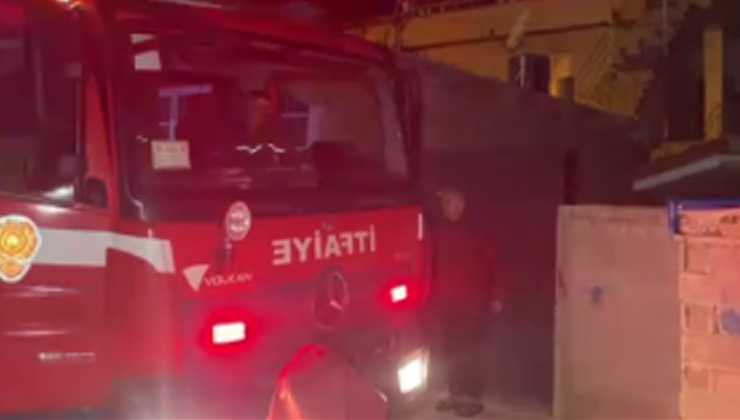 Karaman’da ev yangını korkuttu