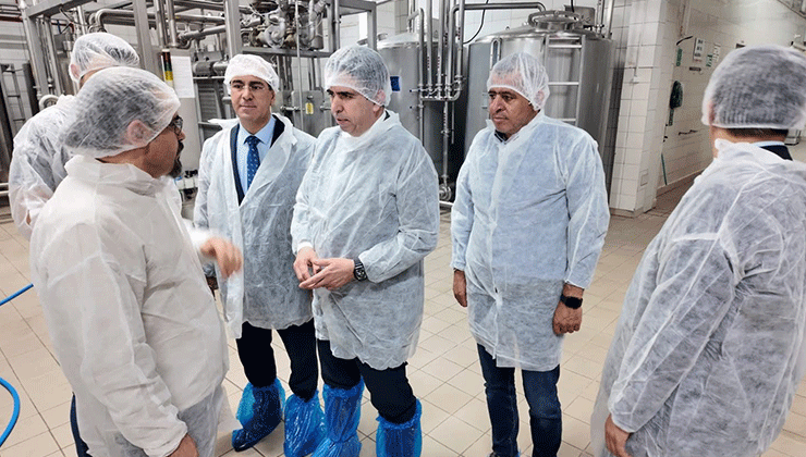 Kaymakam Eren’den üretim tesisine ziyaret