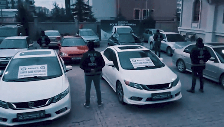 Konya dahil “Change araç” şebekelerine yönelik operasyonlarda 35 şüpheli yakalandı