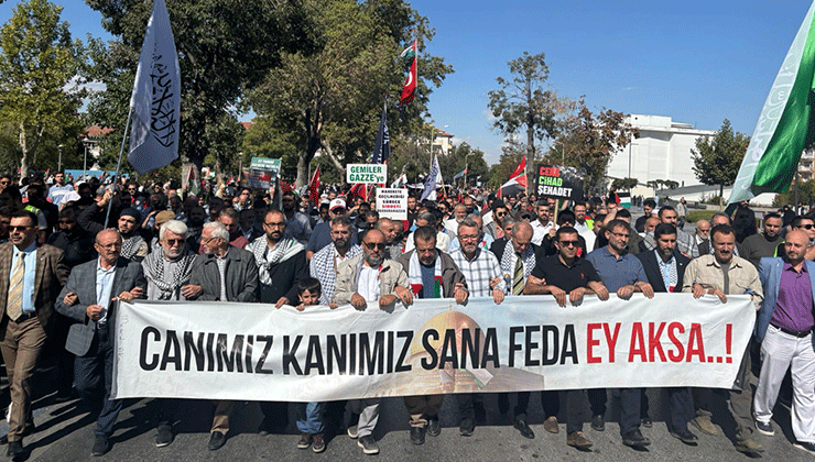 Konya, Gazze için kararlılık yürüyüşünde