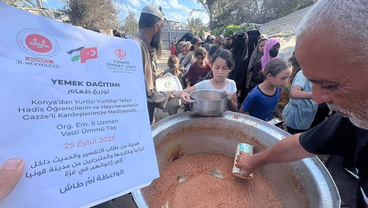 Konya Müftülüğü’nden Gazze’ye yardım eli