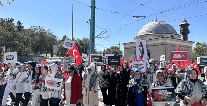Konya ve çevre illerde ‘Gazze için Sessiz Çığlık’ etkinliği yapıldı