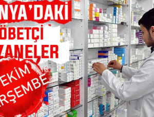 Konya’da bugün hangi eczaneler nöbetçi? 30 Ekim Perşembe günü