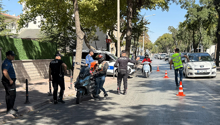 Konya’da geniş çaplı motosiklet denetimleri aralıksız sürüyor