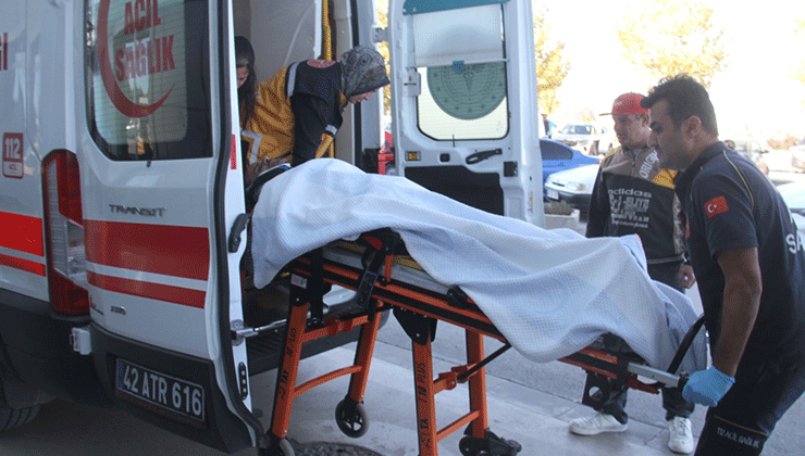 Konya’da inşaattan düşen işçi yaralandı