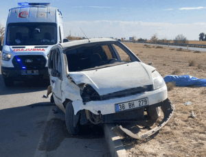 Konya’da otomobil takla attı: 1 kişi hayatını kaybetti