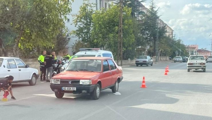 Konya’da otomobilin çarptığı 8 yaşındaki çocuk yaralandı