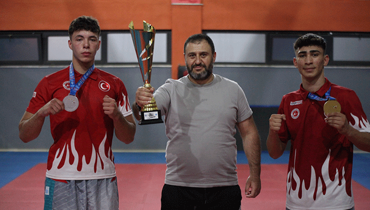 Konyalı şampiyon kick boksçuların hedefi dünya şampiyonluğu