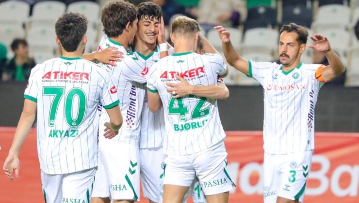 Konyaspor 4 golle turladı! Sürprize izin yok