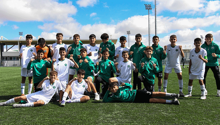 Konyaspor U14, Isparta engelini 5 golle geçti