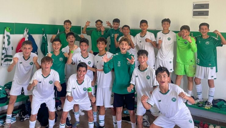 Konyaspor U14, Serikspor’a gol yağdırdı