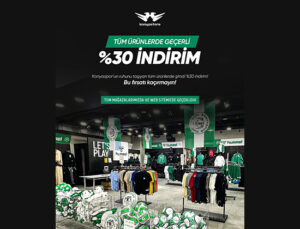 Konyaspor ürünlerine indirim geldi