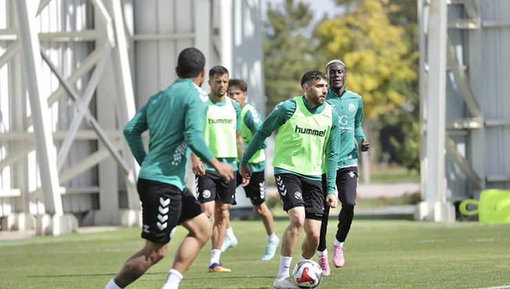 Konyaspor’da hazırlıklar sürüyor, Bardhi takıma döndü