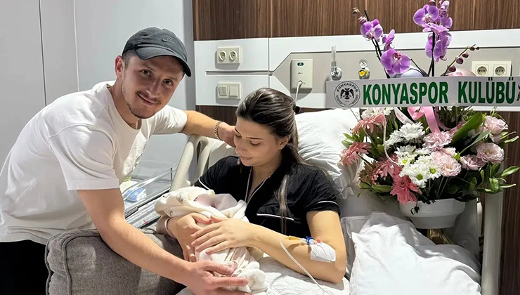 Konyasporlu Bardhi’nin babalık sevinci