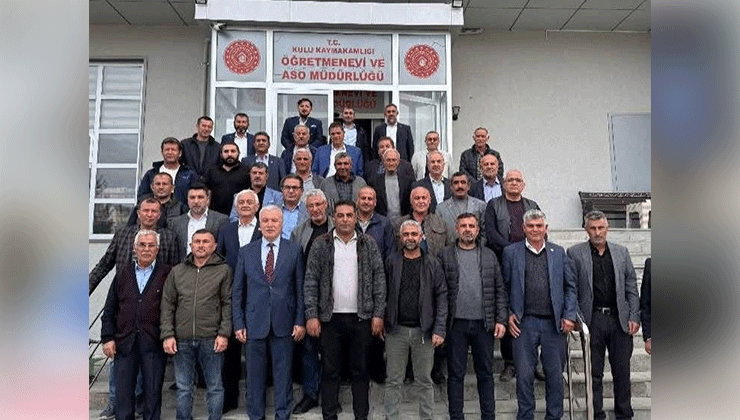 Kulu’da muhtarlar bir araya geldi