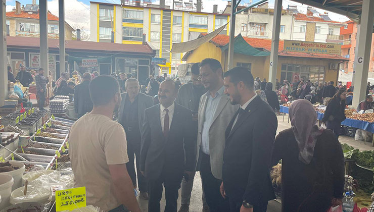 MHP Konya, ilçelerde esnafını dinliyor