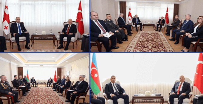 Milli Savunma Bakanı Güler, Gürcistan Savunma Bakanı Chikovani ile görüştü