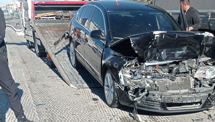 Konya’da zincirleme trafik kazasında 2 kişi yaralandı