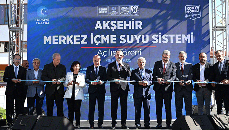 Rekor kıran altyapı yatırımının açılışını yaptı